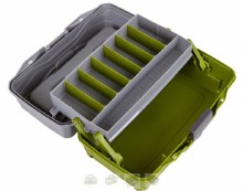 Additional picture of Flambeau 3681TB 1-Tray Tackle Box Green