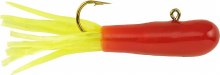 Berkley PowerBait Pre-Rigged Atomic Tubes 1/16oz 5pk Red Chartreuse