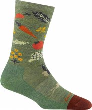 Darn Tough Lifestyle 6054 Farmers Market Crew LT Willow Small