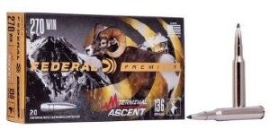Federal Premium 270 Win Terminal Acent 136gr