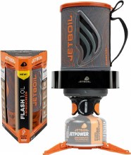 Jetboil Flash 1.0L Cooking System + Windscreen Topo