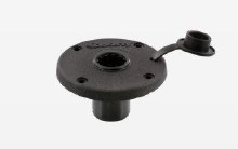 Scotty Round Flush Deck Mounting Bracket Sealed Bottom w/Raincap