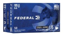 Federal Game-Shok 22LR 25gr #12 Lead Bird Shot 50ct