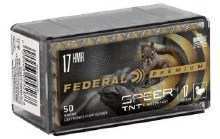 Federal Premium 17HMR 17gr Speer TNT Hollow Point 50ct