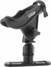 Scotty 282-BK Baitcast/Spinning Rod Holder w/Gearhead and Track