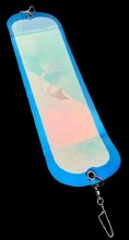 Westcoast Tackle UV Electro Mirror Flasher Blue Dazzler