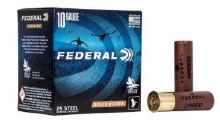 Federal Speed SHok 10ga 3.5" 1.5oz BBB Steel 25ct