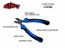 Gibbs Delta Side Cutters 6" High Carbon Steel Teflon Coated