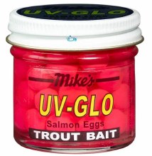 Atlas Mike's Salmon Eggs UV Glow Trout Bait Pink (Cerise)
