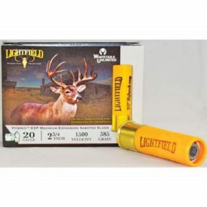 Lightfield Hybred Exp Slug 20ga 2 3/4in 385gr