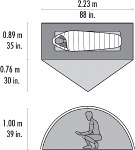 Additional picture of MSR Zoic 1 Backpacking Tent