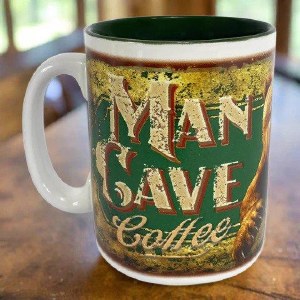 Additional picture of Rivers Edge Ceramic Mug 16oz Bear Man Cave 2456