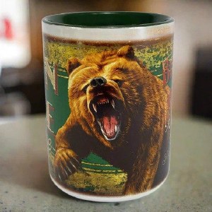 Additional picture of Rivers Edge Ceramic Mug 16oz Bear Man Cave 2456