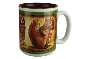 Additional picture of Rivers Edge Mug Drink Coffee Squirrel 16oz