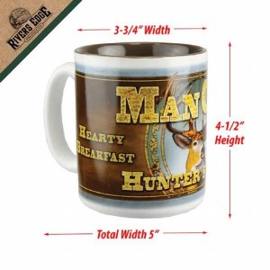 Additional picture of Rivers Edge Ceramic Mug Man Cave Deer 2455