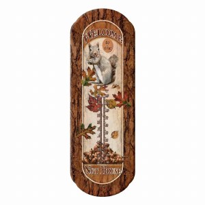 Rivers Edge Tin Thermometer Welcome to the Nut House 1290