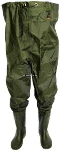 Riverside Chest Wader Green w/Boots Sz12