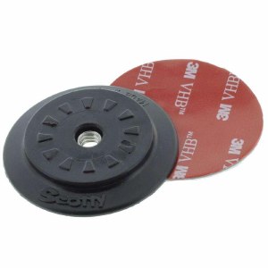 Scotty 345 Stick On Acessory Mount 2" Black