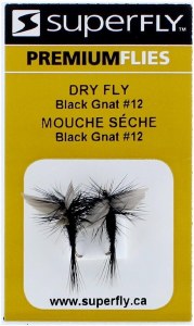Superfly Dry Fly #12 Black Gnat