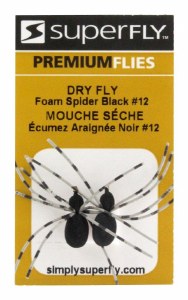 Superfly Dry Fly #12 Foam Spider Ant