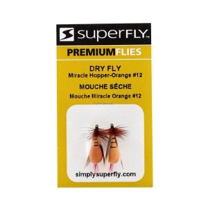Superfly Dry Fly #12 Miracle Hopper Orange