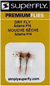 Superfly Dry Fly #14 Adams