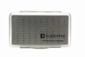Superfly Fly Box-Clear TriFoam-Medium