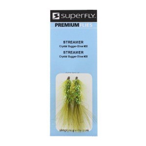 Superfly Streamer #8 Crystal Bugger-Olive