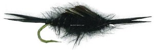 Superfly Nymph Stonefly Black #6