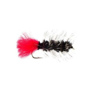 Superfly Nymph Wooly Worm Black #10