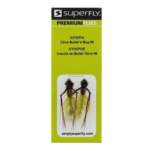 Superfly Nymph #6 Olive Butler's Bug