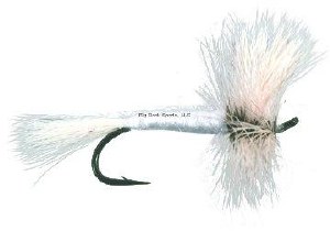 Superfly Salmon Fly #06 White Wulff