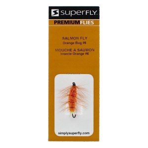 Superfly Salmon Fly #6 Orange Bug
