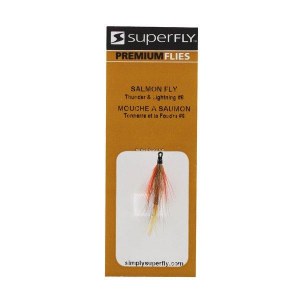 Superfly Salmon Fly #6 Thunder and Lightning