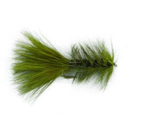 Superfly Streamer #8 Olive Wooly Bugger