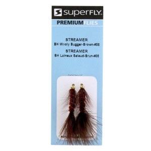 Superfly Streamer #8 Wooly Bugger Brown