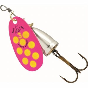 Blue Fox Classic Vibrax #4 Hot Pink/Flo Yellow UV 1/4oz