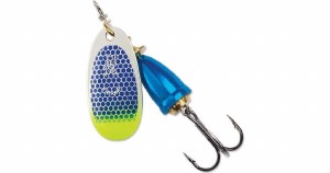 Blue Fox Classic Vibrax #3 Blue/Chartreuse Tip UV Scale 1/4oz