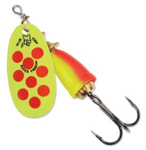 Blue Fox Classic Vibrax #2 Hot Clown 3/16oz