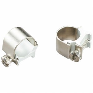 Weaver 49033 1" High Top Mount Rings Silver