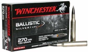 Winchester Ballistic Silvertip 270 Win 130gr