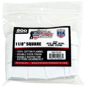 Pro-Shot 1.125" Patches .22 to .270 cal 100 count