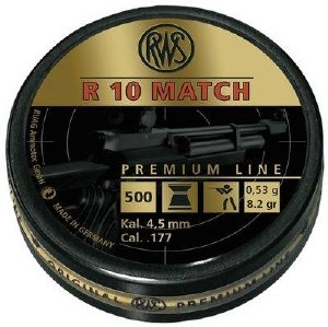 RWS R10 Match Premuim Pellets .177cal 8.2gr 500ct