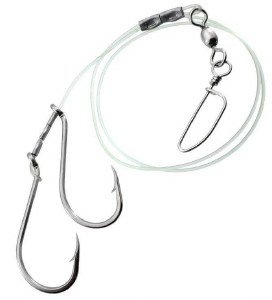 Gibbs Delta Halibut Rig Mono 10/0 Single Hook 8/0 Treble