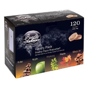 Bradley Smoker Bisquettes 5 Flavour Variety 120pk