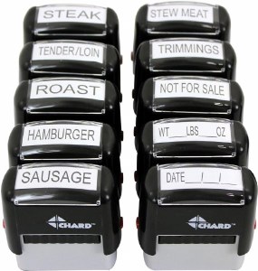 Chard Game Processing Stamp Set 10pc