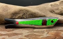True Roll Lures Metallized Electric Lime