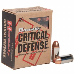 Hornady 45 ACP Critical Defence 185Gr  FTX