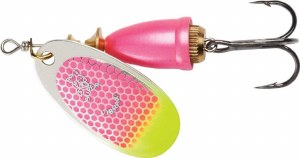 Blue Fox Classic Vibrax #4  Pink Scale Chartreuse Tip UV 3/8oz