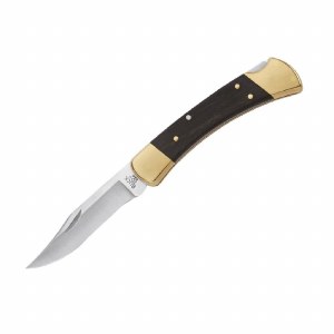 Buck Knife Folding Hunter Ebony Hardwood 9210